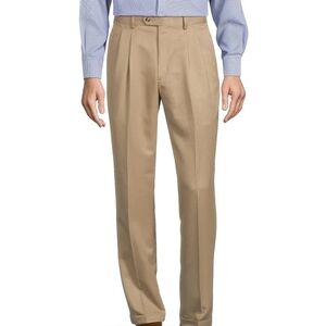 Travel Smart, Roundtree And York, Men's Tan Dress Pants 34x29